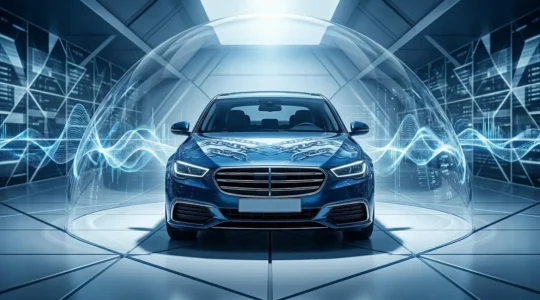 Système de sécurité automobile moderne avec dispositifs antivol multiples